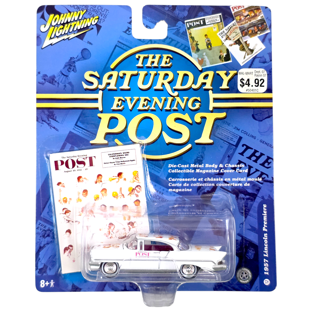 Johnny Lightning - 1957 Lincoln Premiere - 2005 Saturday Evening Post Series - Top CollectiblesDiecastJohnny Lightning