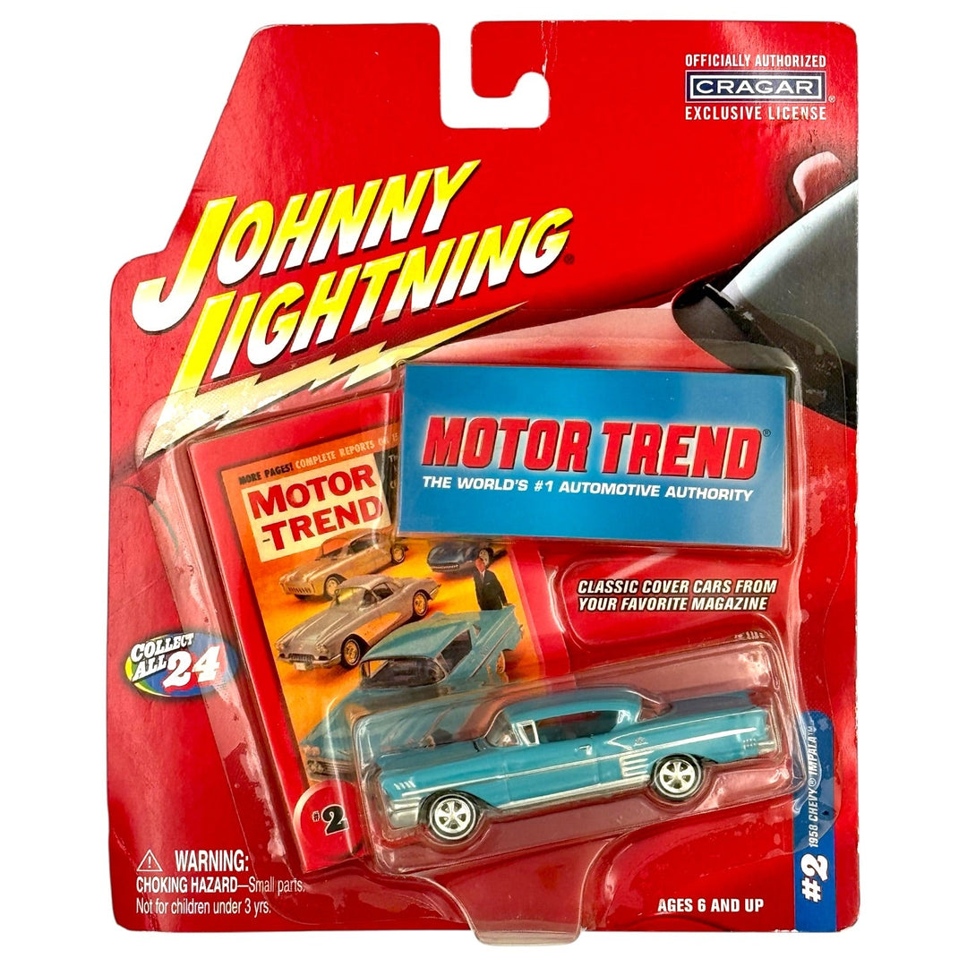 Johnny Lightning - 1958 Chevy Impala - 2004 Motor Trend Magazine Series - Top CollectiblesDiecastJohnny Lightning
