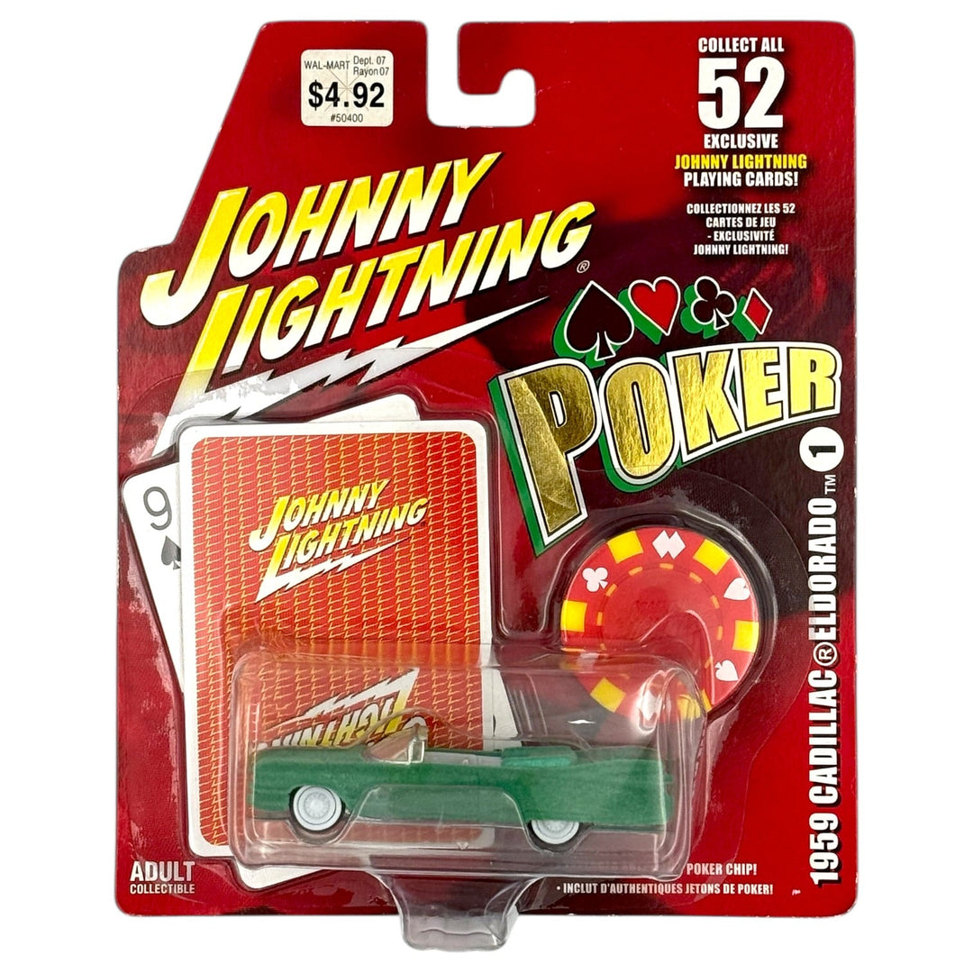 Johnny Lightning - 1959 Cadillac Eldorado - 2004 Poker Series *White Lightning Chase* - Top CollectiblesDiecastJohnny Lightning