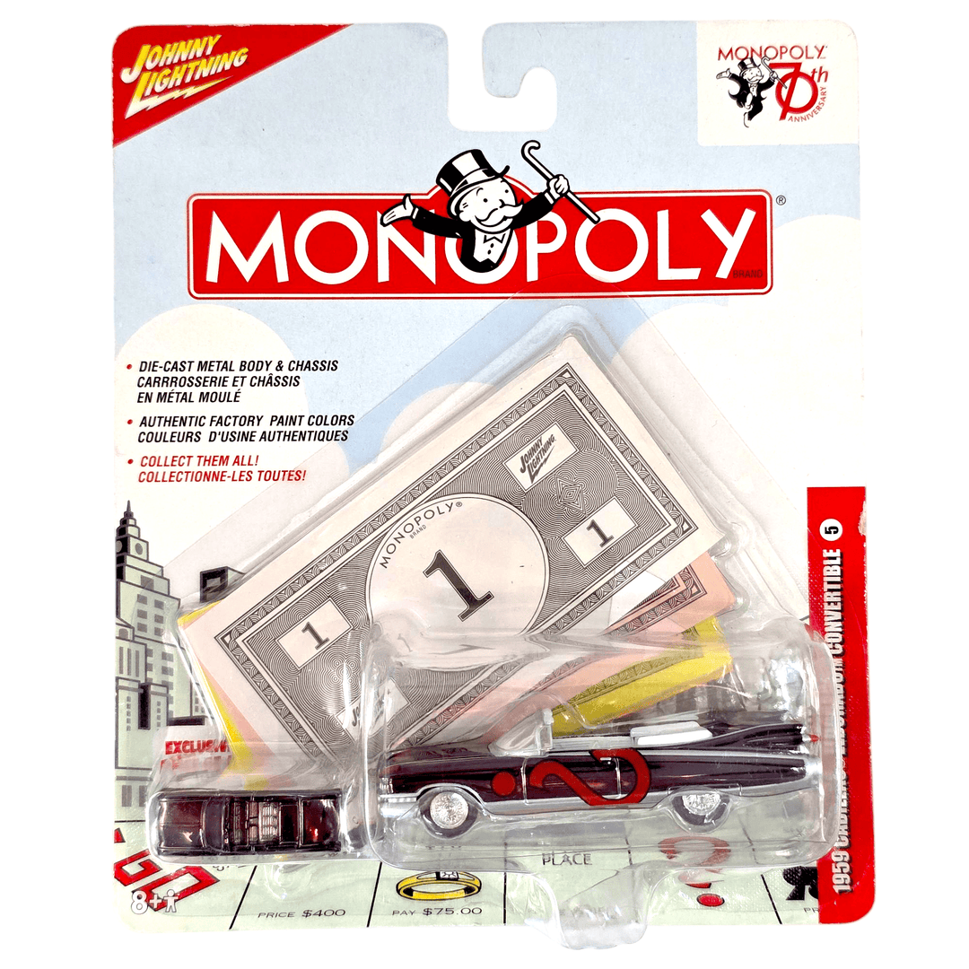 Johnny Lightning - 1959 Cadillac Eldorado Convertible - 2005 Monopoly Series - Top CollectiblesDiecastJohnny Lightning