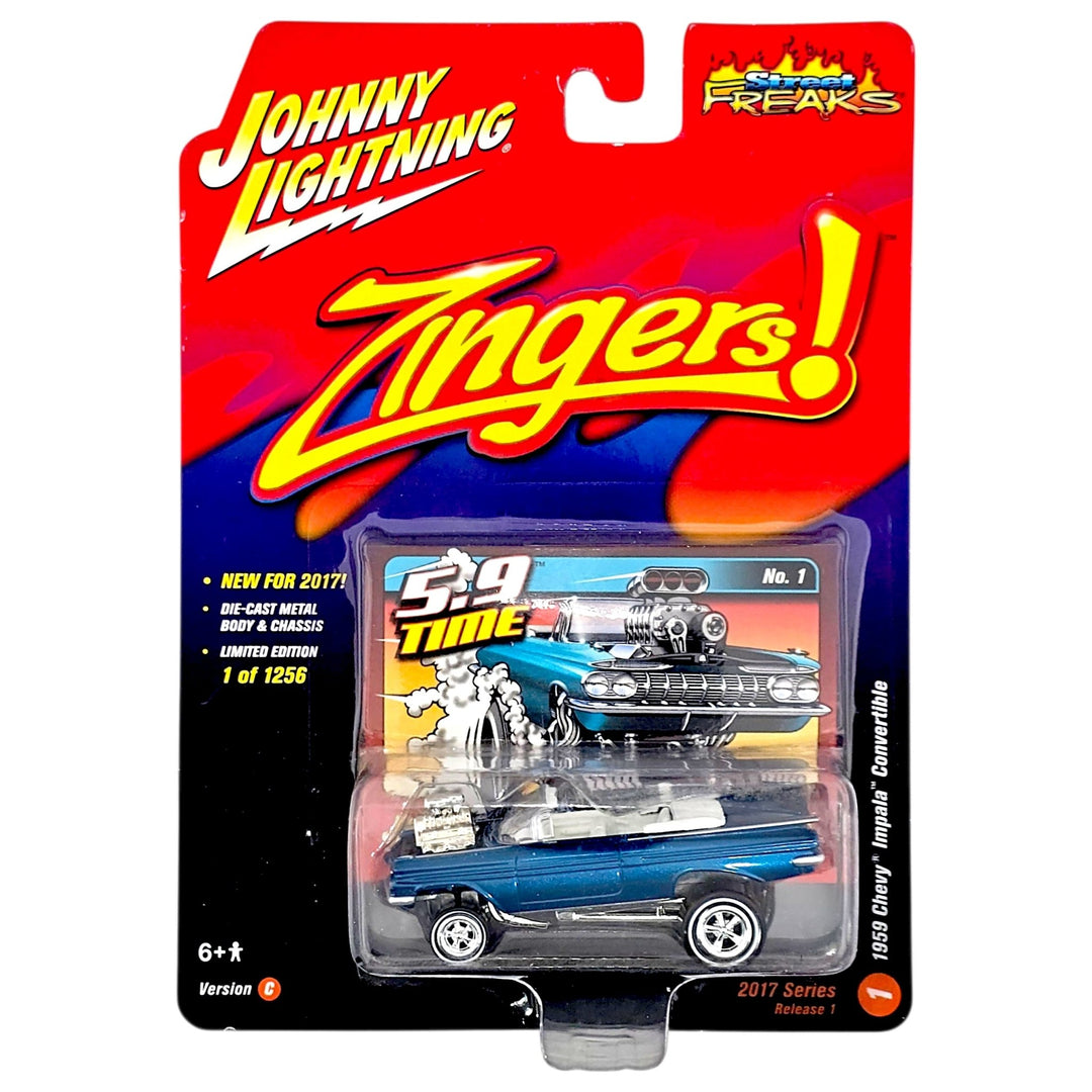 Johnny Lightning - 1959 Chevy Impala Convertible - 2017 Zingers Series - Top CollectiblesDiecastJohnny Lightning