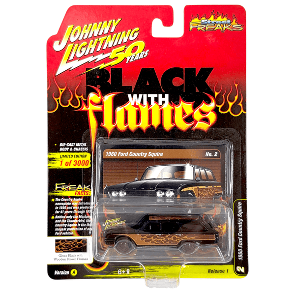 Johnny Lightning - 1960 Ford Country Squire - 2019 Street Freaks Series - Top CollectiblesDiecastJohnny Lightning