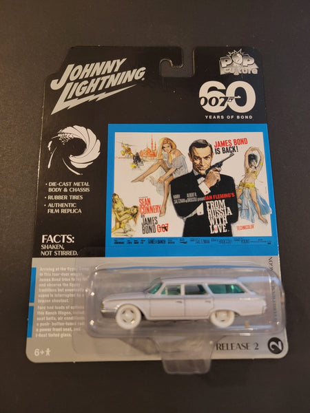 Johnny Lightning - 1960 Ford Ranch Wagon - 2022 Pop Culture Series *White Lightning Chase* - Top CollectiblesDiecastJohnny Lightning