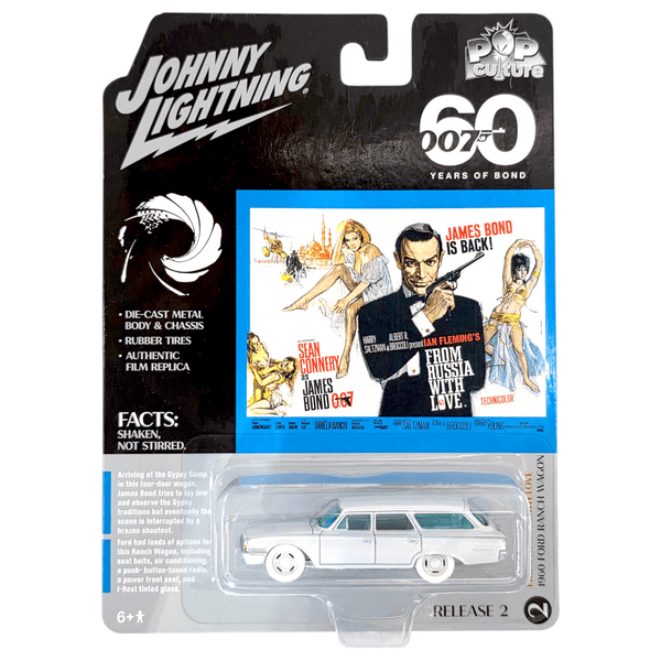 Johnny Lightning - 1960 Ford Ranch Wagon - 2022 Pop Culture Series *White Lightning Chase* - Top CollectiblesDiecastJohnny Lightning