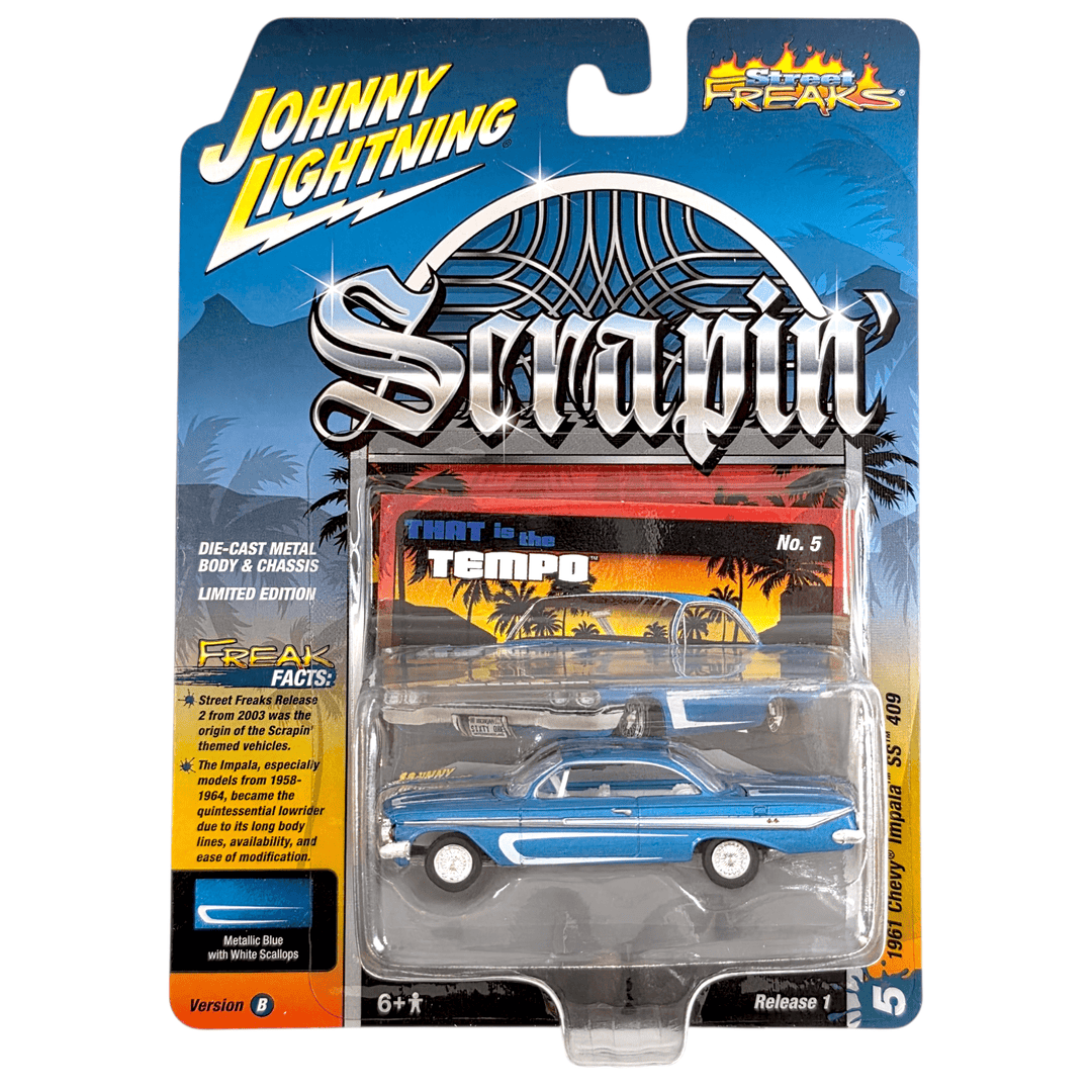 Johnny Lightning - 1961 Chevy Impala SS 409 - 2025 Scrapin' Series - Top CollectiblesDiecastJohnny Lightning