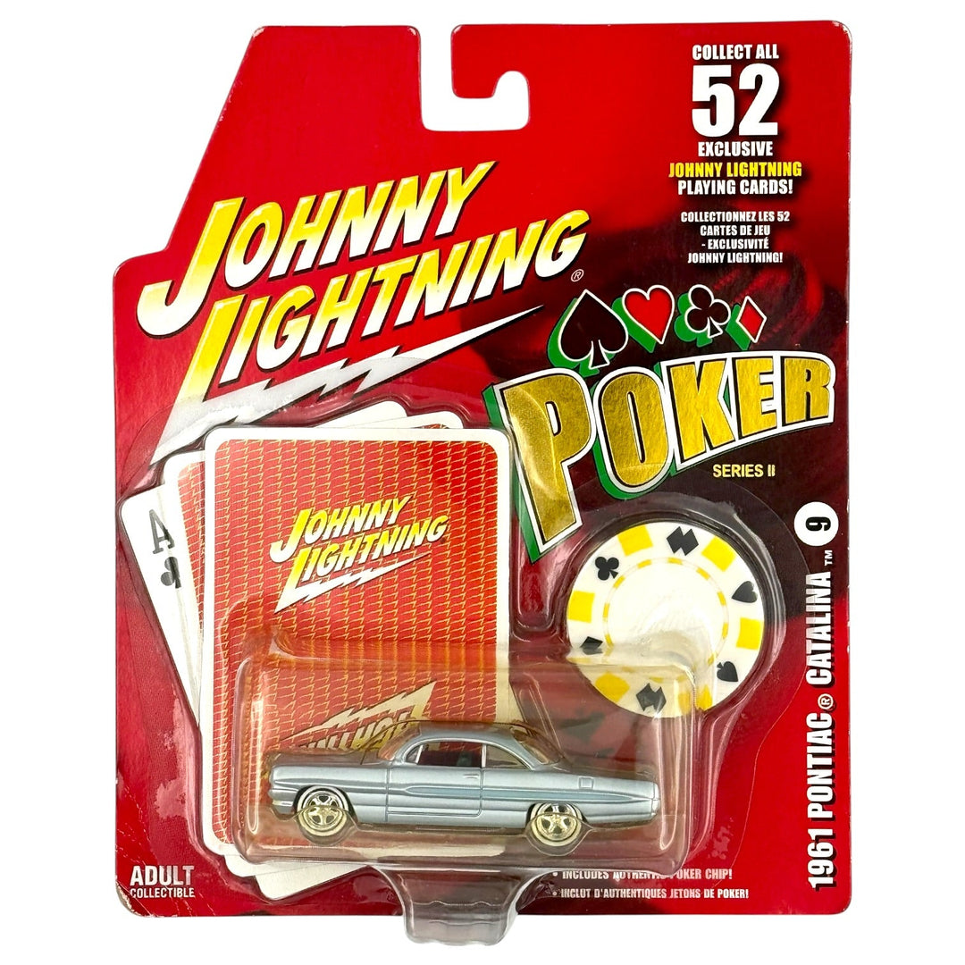 Johnny Lightning - 1961 Pontiac Catalina - 2005 Poker Series - Top CollectiblesDiecastJohnny Lightning