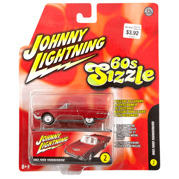 Johnny Lightning - 1962 Ford Thunderbird - 2005 60's Sizzle Series - Top CollectiblesDiecastJohnny Lightning