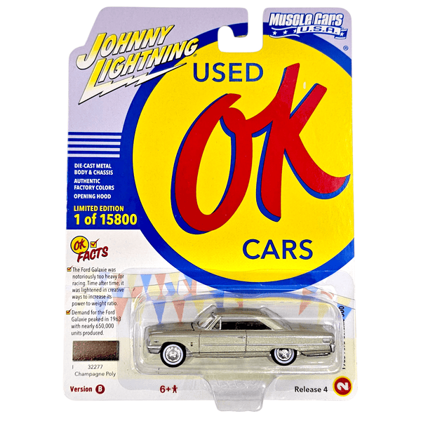 Johnny Lightning - 1963 Ford Galaxie 500 - 2022 OK Used Cars Series - Top CollectiblesDiecastJohnny Lightning