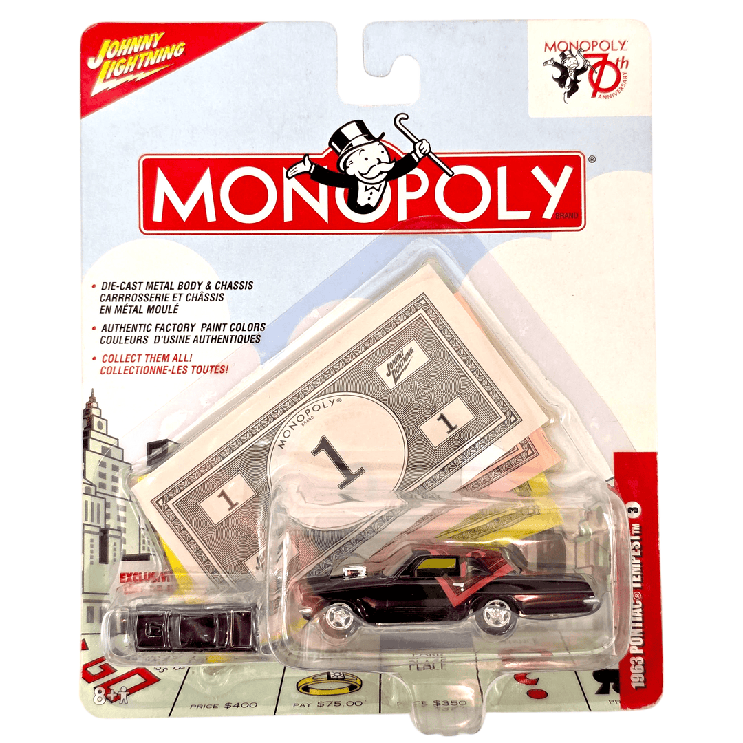 Johnny Lightning - 1963 Pontiac Tempest - 2005 Monopoly Series - Top CollectiblesDiecastJohnny Lightning