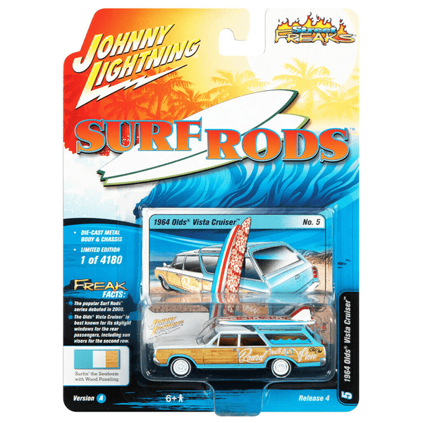 Johnny Lightning - 1964 Olds Vista Cruiser - 2020 Street Freaks Series - Top CollectiblesDiecastJohnny Lightning
