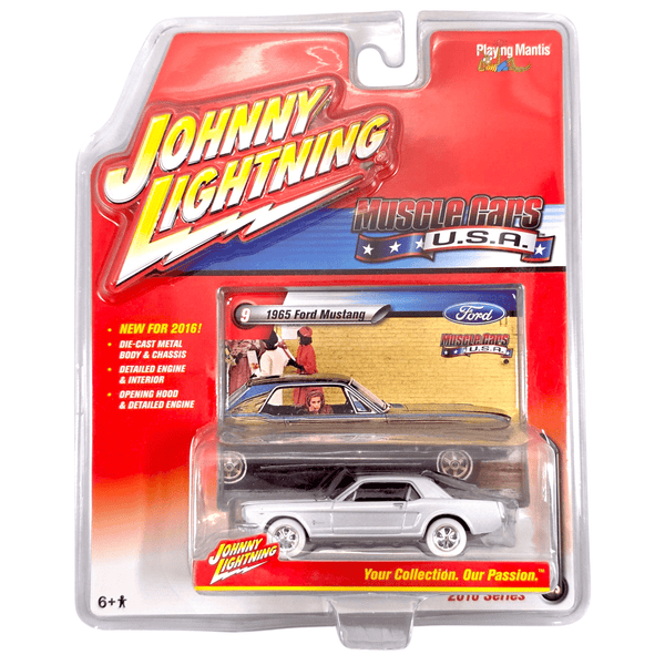 Johnny Lightning - 1965 Ford Mustang - 2016 Muscle Cars U.S.A. Series *White Lightning Chase* - Top CollectiblesDiecastJohnny Lightning
