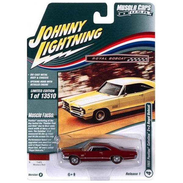 Johnny Lightning - 1965 Pontiac Catalina 2+2 Royal Bobcat - 2022 Muscle Cars U.S.A. Series - Top CollectiblesDiecastJohnny Lightning