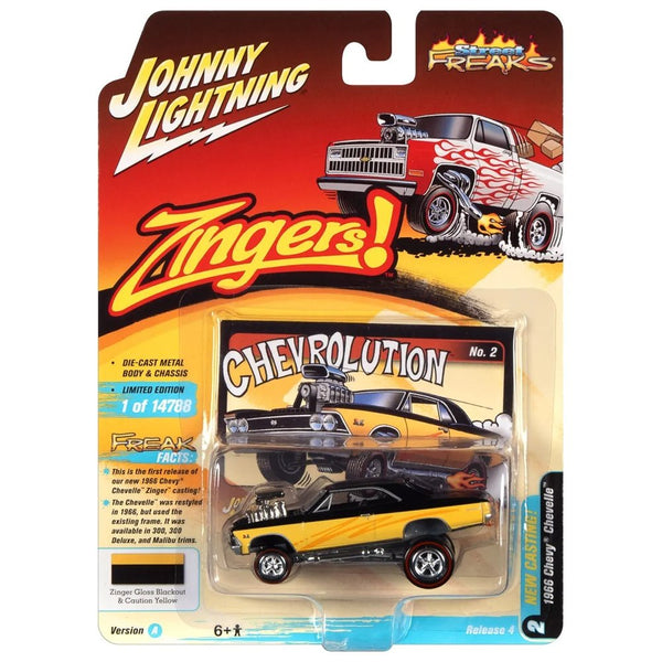 Johnny Lightning - 1966 Chevy Chevelle - 2022 Street Freaks Zingers Series - Top CollectiblesDiecastJohnny Lightning