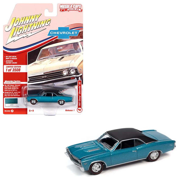 Johnny Lightning - 1967 Chevy Chevelle SS - 2021 Muscle Cars U.S.A. Series - Top CollectiblesDiecastJohnny Lightning