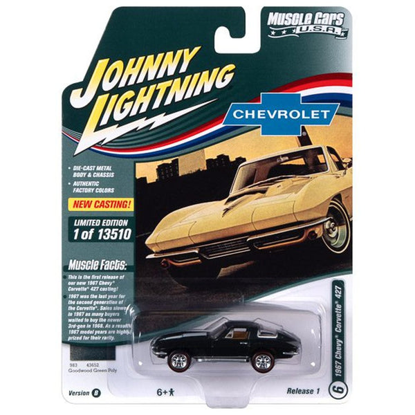 Johnny Lightning - 1967 Chevy Corvette 427 - 2022 Muscle Cars U.S.A. Series - Top CollectiblesDiecastJohnny Lightning