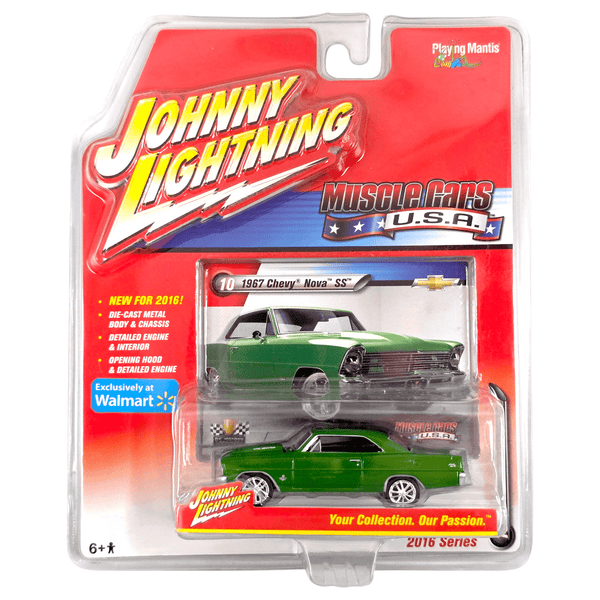 Johnny Lightning - 1967 Chevy Nova SS - 2016 Muscle Cars U.S.A. Series - Top CollectiblesDiecastJohnny Lightning