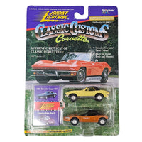 Johnny Lightning - 1967 Corvette Coupe & Corvette Sting Ray III - 1996 Classic Customs Corvette - Top CollectiblesDiecastJohnny Lightning