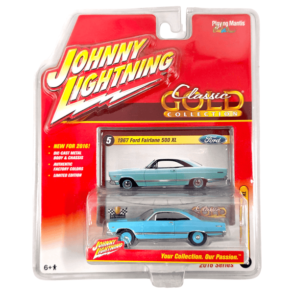 Johnny Lightning - 1967 Ford Fairlane 500 XL - 2016 Classic Gold Collection Series - Top CollectiblesDiecastJohnny Lightning