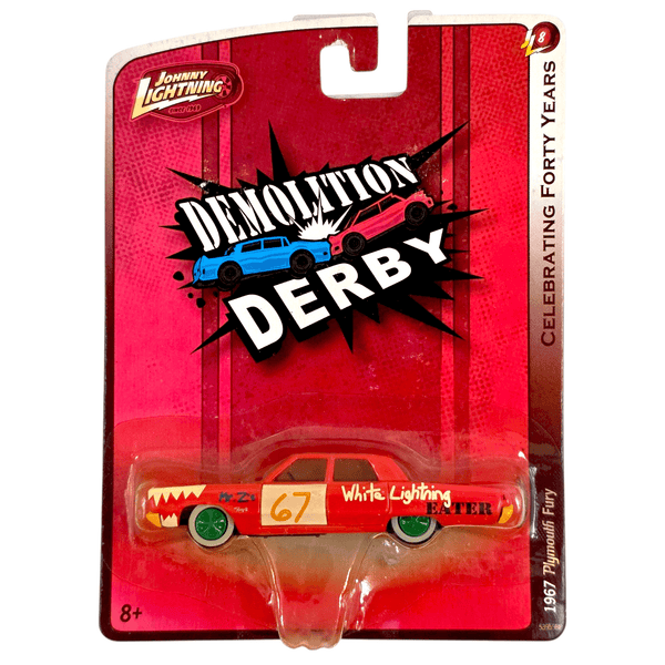 Johnny Lightning - 1967 Plymouth Fury - 2009 Demolition Derby Series - Top CollectiblesDiecastJohnny Lightning
