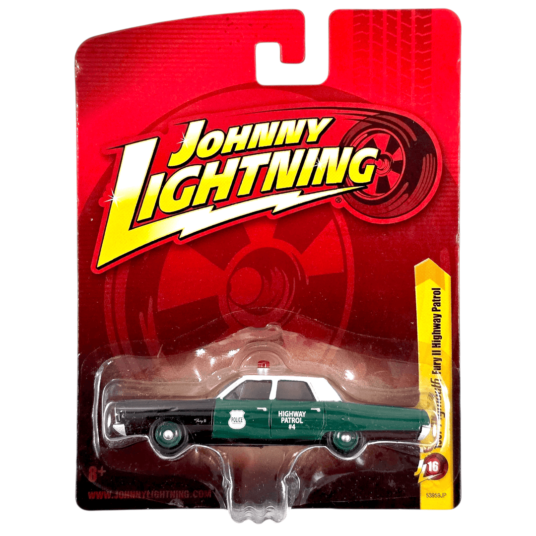 Johnny Lightning - 1967 Plymouth Fury II Highway Patrol - 2011 Forever 64 Series - Top CollectiblesDiecastJohnny Lightning