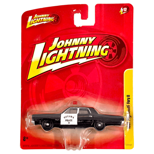 Johnny Lightning - 1967 Plymouth Fury II Ottawa Police - 2010 Forever 64 Series - Top CollectiblesDiecastJohnny Lightning