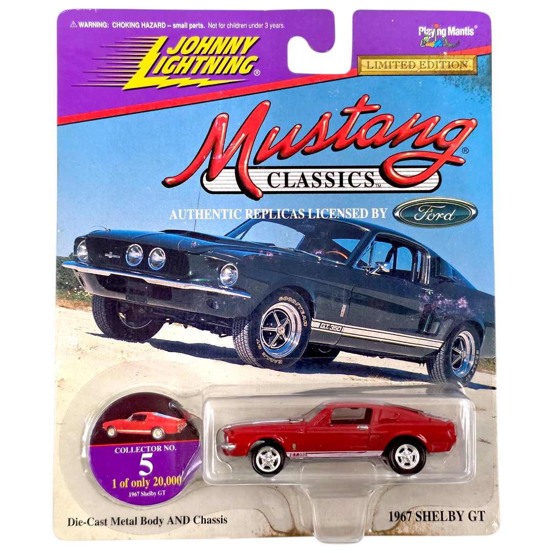 Johnny Lightning - 1967 Shelby GT - 1997 Mustang Classics Series - Top CollectiblesDiecastJohnny Lightning