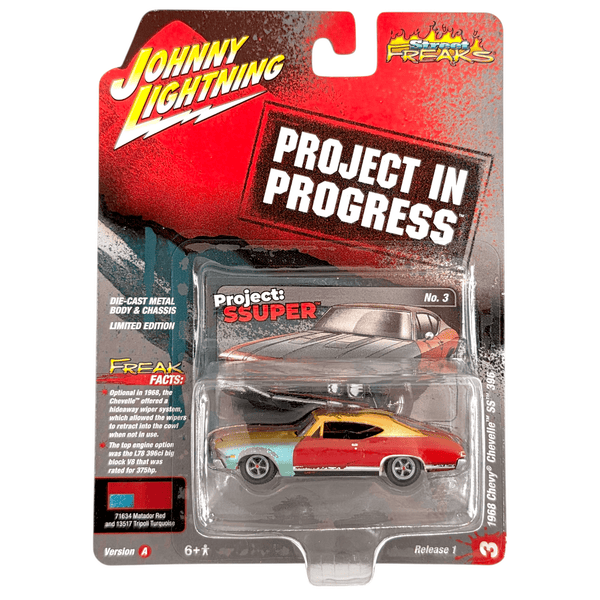 Johnny Lightning - 1968 Chevy Chevelle SS 396 - 2025 Project in Progress Series - Top CollectiblesDiecastJohnny Lightning