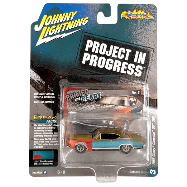 Johnny Lightning - 1968 Chevy Chevelle SS 396 - 2025 Project in Progress Series - Top CollectiblesDiecastJohnny Lightning