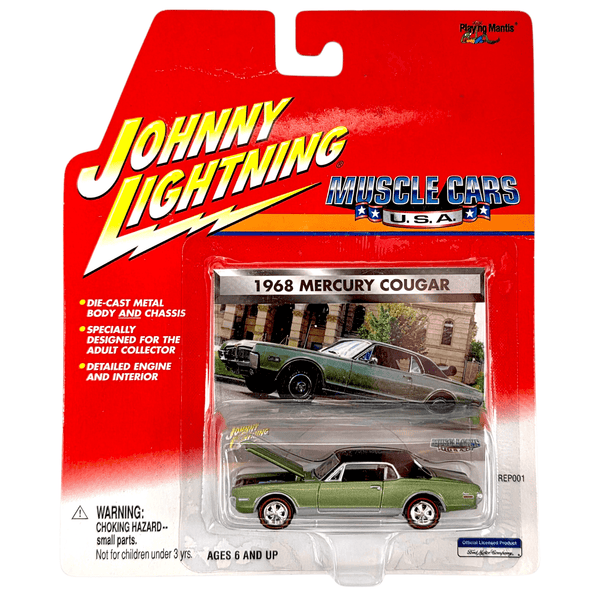 Johnny Lightning - 1968 Mercury Cougar - 2001 Muscle Cars U.S.A Series - Top CollectiblesDiecastJohnny Lightning