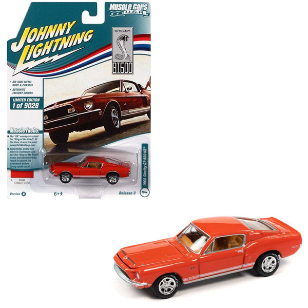 Johnny Lightning - 1968 Shelby GT - 500 KR - 2021 Muscle Cars U.S.A Series - Top CollectiblesDiecastJohnny Lightning