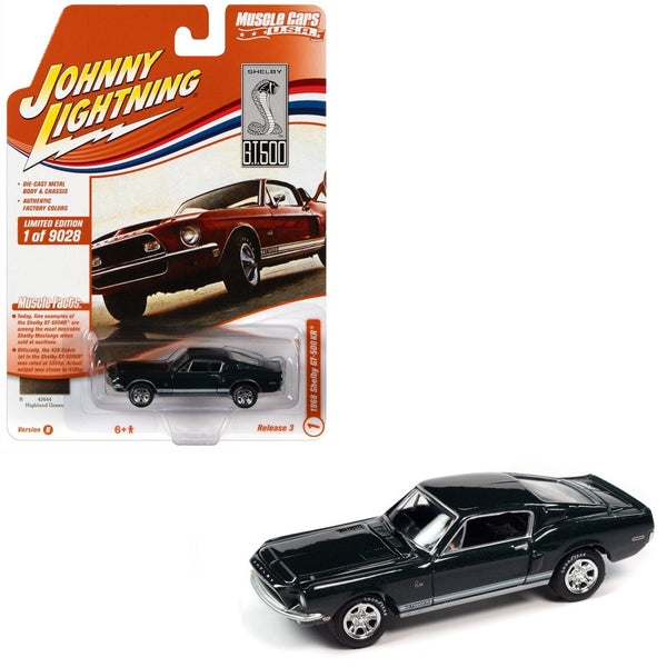 Johnny Lightning - 1968 Shelby GT - 500 KR - 2021 Muscle Cars U.S.A Series - Top CollectiblesDiecastJohnny Lightning