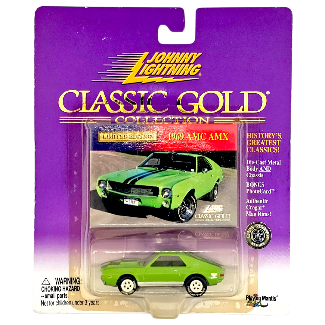 Johnny Lightning - 1969 AMC AMX - 2001 Classic Gold Series *White Lightning Chase* - Top CollectiblesDiecastJohnny Lightning