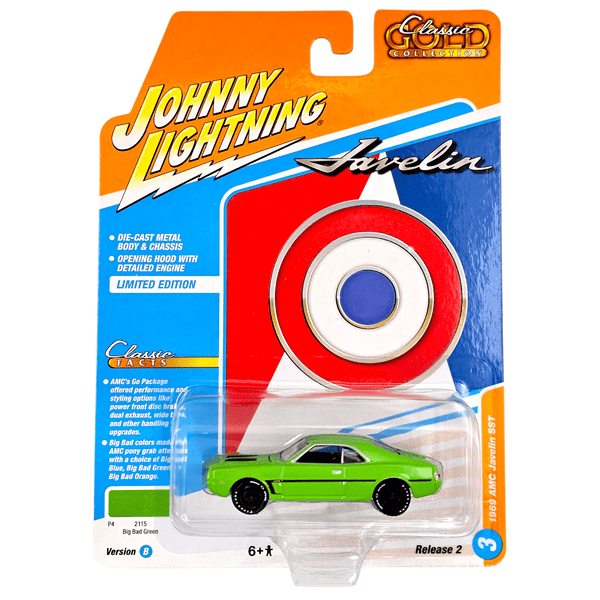 Johnny Lightning - 1969 AMC Javelin SST - 2025 Classic Gold Series - Top CollectiblesDiecastJohnny Lightning