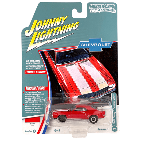 Johnny Lightning - 1969 Chevy Camaro Z28 - 2025 Muscle Cars U.S.A. Series - Top CollectiblesDiecastJohnny Lightning