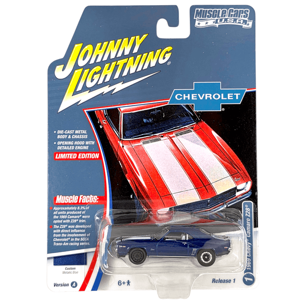 Johnny Lightning - 1969 Chevy Camaro Z28 - 2025 Muscle Cars U.S.A. Series - Top CollectiblesDiecastJohnny Lightning
