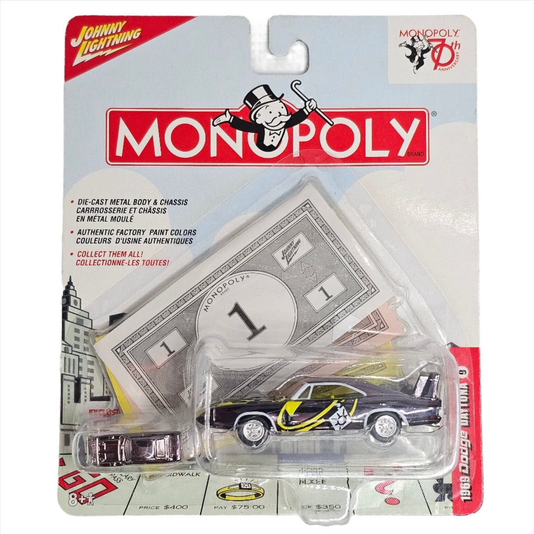 Johnny Lightning - 1969 Dodge Charger Daytona - 2005 Monopoly Series - Top CollectiblesDiecastJohnny Lightning