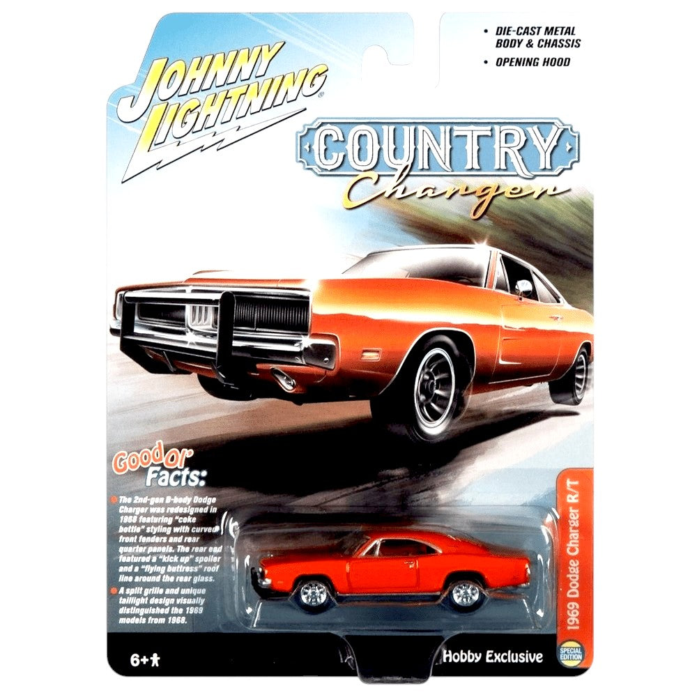 Johnny Lightning - 1969 Dodge Charger R/T - 2021 Country Charger Series *Hobby Exclusive*