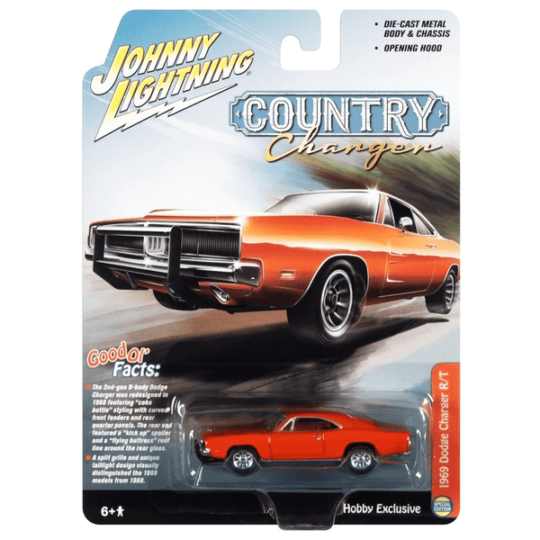 Johnny Lightning - 1969 Dodge Charger R/T - 2021 Country Charger Series *Hobby Exclusive* - Top CollectiblesDiecastJohnny Lightning