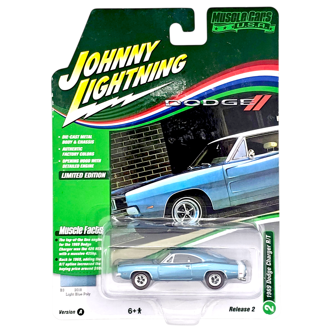 Johnny Lightning - 1969 Dodge Charger R/T - 2023 Muscle Cars Series - Top CollectiblesDiecastJohnny Lightning