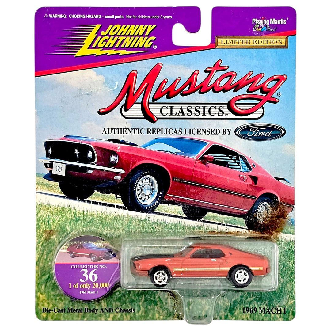 Johnny Lightning - 1969 Ford Mustang Mach 1 - 1997 Mustang Classic Series - Top CollectiblesDiecastJohnny Lightning