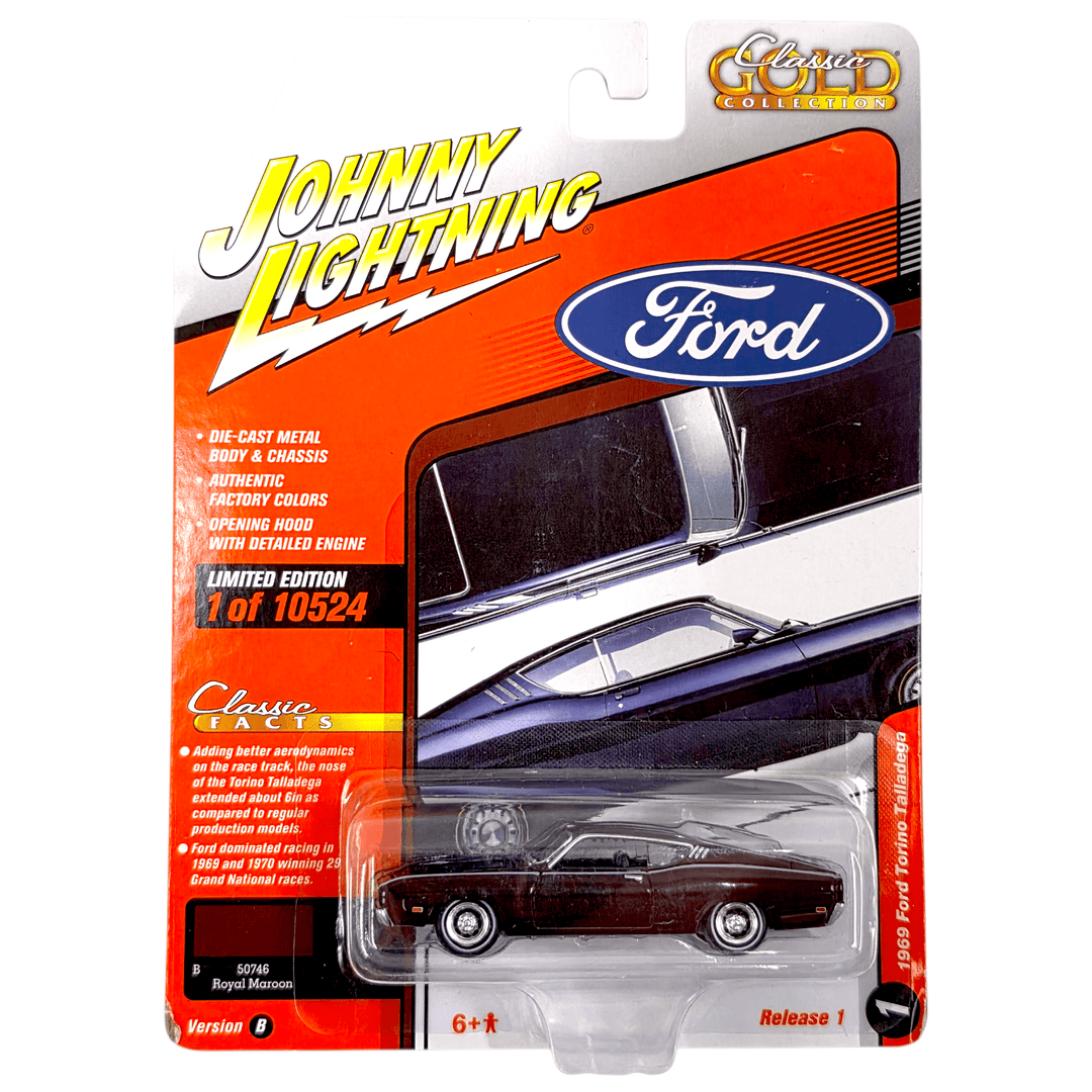Johnny Lightning - 1969 Ford Torino Talladega - 2021 Classic Gold Series - Top CollectiblesDiecastJohnny Lightning