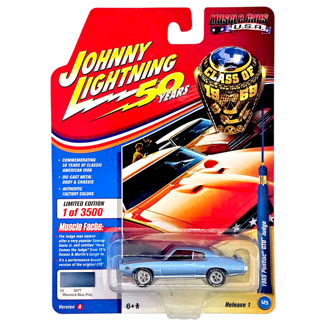 Johnny Lightning - 1969 Pontiac GTO Judge - 2020 Muscle Cars Series - Top CollectiblesDiecastJohnny Lightning