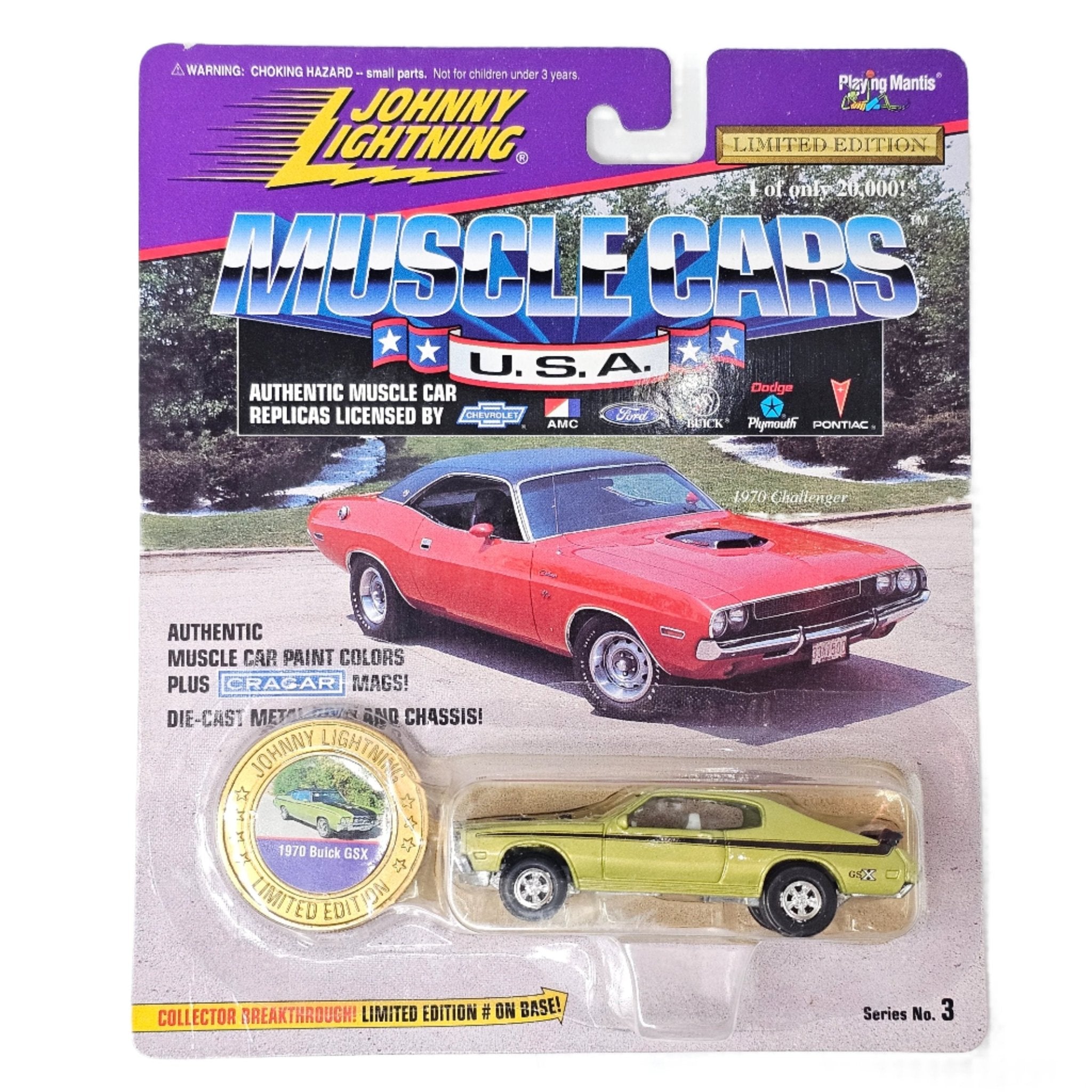 Johnny Lightning - 1970 Buick GSX - 1996 Muscle Cars U.S.A. Series