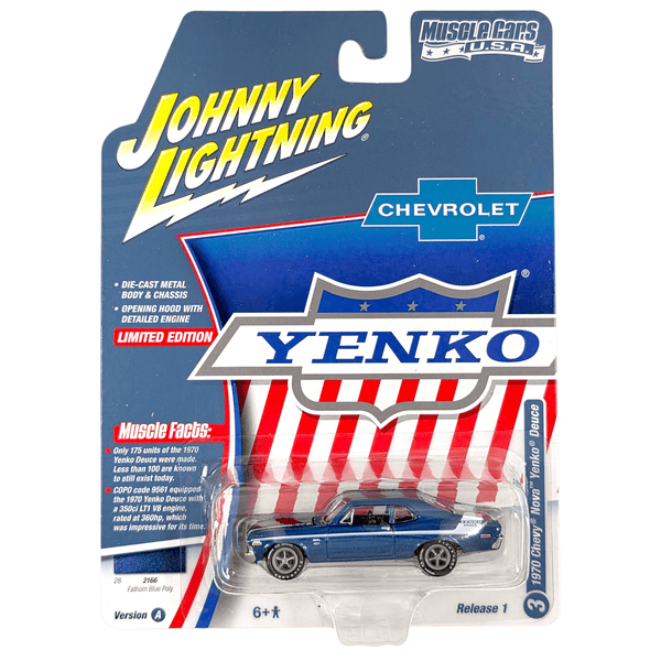 Johnny Lightning - 1970 Chevy Nova Yenko Deuce - 2025 Muscle Cars U.S.A. Series - Top CollectiblesDiecastJohnny Lightning
