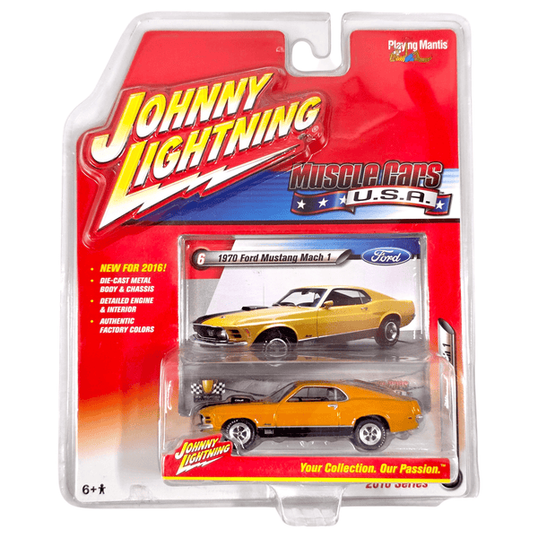 Johnny Lightning - 1970 Ford Mustang Mach 1 - 2016 Muscle Cars U.S.A. Series - Top CollectiblesDiecastJohnny Lightning