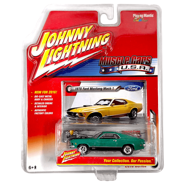 Johnny Lightning - 1970 Ford Mustang Mach 1 - 2016 Muscle Cars U.S.A. Series - Top CollectiblesDiecastJohnny Lightning