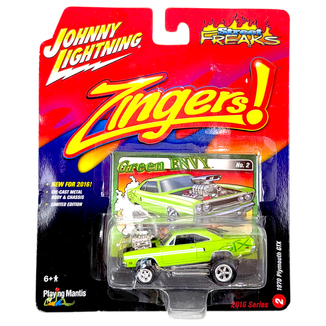 Johnny Lightning - 1970 Plymouth GTX - 2016 Street Freaks Zingers Series - Top CollectiblesDiecastJohnny Lightning