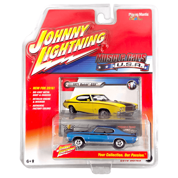 Johnny Lightning - 1971 Buick GSX - 2016 Muscle Cars U.S.A. Series - Top CollectiblesDiecastJohnny Lightning
