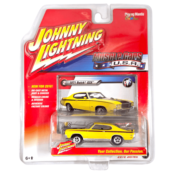 Johnny Lightning - 1971 Buick GSX - 2016 Muscle Cars U.S.A. Series - Top CollectiblesDiecastJohnny Lightning