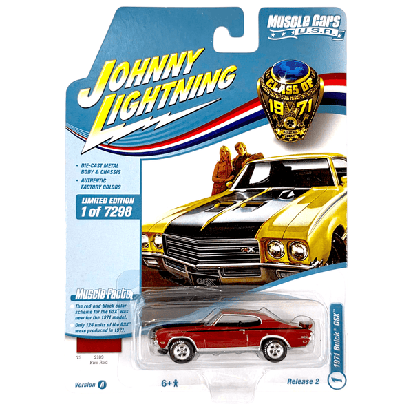 Johnny Lightning - 1971 Buick GSX - 2021 Muscle Cars U.S.A. Series - Top CollectiblesDiecastJohnny Lightning
